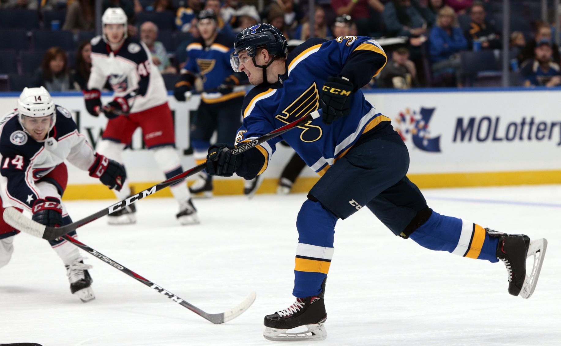 Blues host preseason game against Blue Jackets